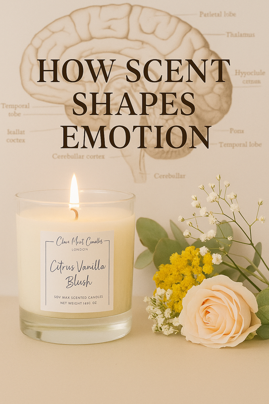 Citrus Vanilla Blush candle by Clare` Mont Candles