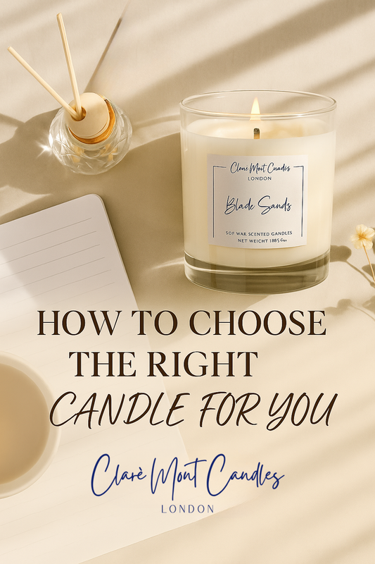 Black Sands candle by Clare` Mont Candles London