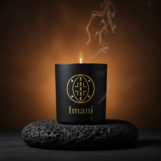 Imani Candle by Clare` Mont Candles