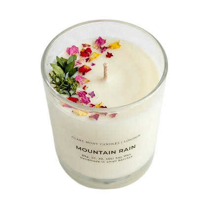 Clare`Mont Candles Mountain Rain hand poured candle